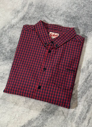 Chemise Schott NYC à carreaux rouge et bleu homme XL, marque: Schott, état: Très bon état, taille: XL, 29,99 €, 32,19 € Protection acheteurs (Pro) incluse