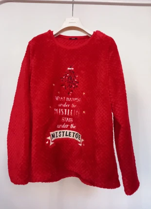 Felpa rossa pelosa teddybear Natale Tezenis Tg M, marque: Tezenis, état: Très bon état, taille: M / 38 / 10, 8,00 €, 9,10 € Protection acheteurs incluse