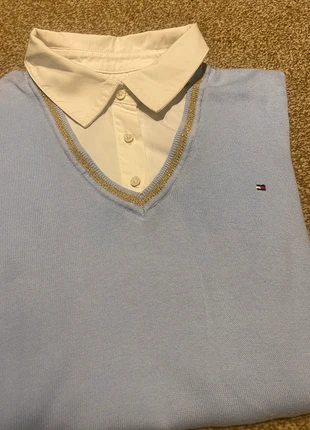 Tommy Hilfiger Light Blue Jumper – Size S/P, brand: Tommy Hilfiger, condition: Very good, size: S / 36 / 8, €12.00, €13.30 includes Buyer Protection