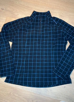 Polaire noire à carreaux bleus – Decathlon – style outdoor thermique, taille L (#Y24), marque: Decathlon, état: Très bon état, taille: L / 40 / 12, 9,00 €, 10,15 € Protection acheteurs incluse