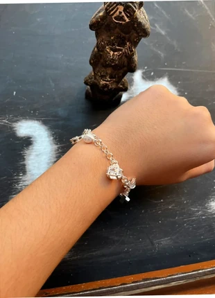 Bracelet 100% argent véritable, élégant et intemporel., marca: Argent, estado: Muito bom, €13.90, €15.30 inclui Proteção do Comprador