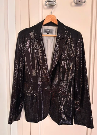 Blazer americana con lentejuelas, marca: Été Comme Hiver, estado: Muy bueno, tamaño: S / 36 / 8, 15,00 €, 16,45 € Protección al comprador incluida