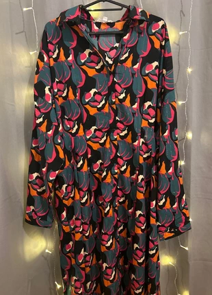 Robe longue à motif, brand: By One, condition: New without tags, size: XXXL / 46 / 18, €6.00, €7.00 includes Buyer Protection