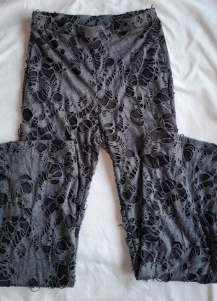 Pantalon style « momie » gris et noir, marca: Shein, estado: Nuevo sin etiquetas, tamaño: S / 36 / 8, 4,00 €, 4,90 € Protección al comprador incluida