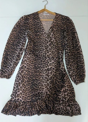 Robe léopard Ganni – Taille 36 – Neuve sans étiquette, marque: Ganni, état: Très bon état, taille: S / 36 / 8, 115,00 €, 121,45 € Protection acheteurs incluse