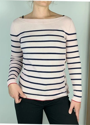 Pull Col ample Tommy Hilfiger Femme à rayures - Taille S, marke: Tommy Hilfiger, zustand: Sehr gut, größe: S / 36 / 8, 10,00 €, 11,20 € beinhaltet Vinted-Käuferschutz Pro