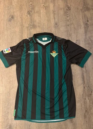 Authentiek Real Betis Uitshirt 2013/2014 – Macron – La Liga – M, merk: Real, staat: Goed, maat: M, € 80,00, € 84,70 inclusief Kopersbescherming