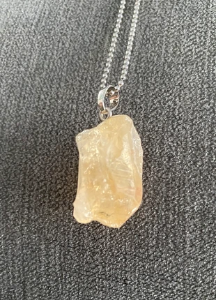 Citrine Crystal Chunk necklace, brand: Crystal, condition: New without tags, £3.50, £4.38 includes Buyer Protection