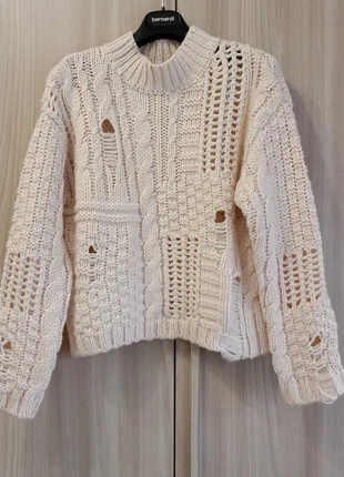 Maglione Oversize Chunky New Look Caldo, Morbido & Distressed - Taglia S (Vestibilità L)🔶, marke: New Look, zustand: Sehr gut, größe: Sonstige, 9,00 €, 10,15 € inklusive Vinted-Käuferschutz