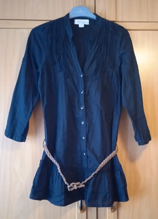 Camisa negra con manga francesa, marque: Sfera, état: Très bon état, taille: M / 38 / 10, 3,00 €, 3,85 € Protection acheteurs incluse