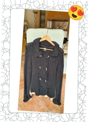 Gilet à grosses mailles grande taille XL, marca: Le petit baigneur, estado: Satisfatório, tamanho: XL / 42 / 14, €12.00, €13.30 inclui Proteção do Comprador