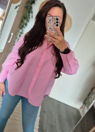 Roze oversized blouse van Zara, marca: Zara, estado: Nuevo sin etiquetas, tamaño: M / 38 / 10, 12,50 €, 13,83 € Protección al comprador incluida