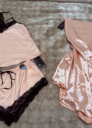 Lot tenus de nuit sexy rose poudre taille s/m, marque: New Yorker, état: Neuf avec étiquette, taille: S / 36 / 8, 9,00 €, 10,15 € Protection acheteurs incluse