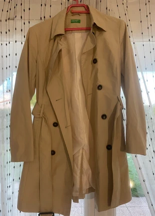 Manteaux beige, marque: Benetton, état: Très bon état, taille: L / 40 / 12, 7,50 €, 8,58 € Protection acheteurs incluse