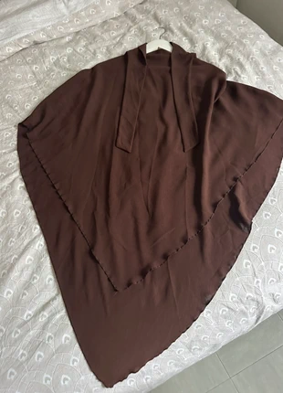 Khimar marron mousseline, estado: Novo sem etiquetas, €7.00, €8.05 inclui Proteção do Comprador