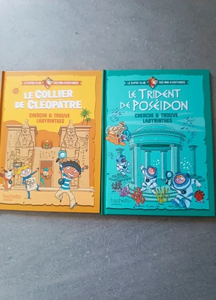 Lot de 2 livres le super club des mini-aventuriers, condizioni: Ottime, €1.00, €1.75 include la Protezione acquisti
