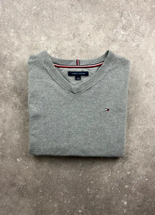 Pull Col V Tommy Hilfiger Gris M Homme, marque: Tommy Hilfiger, état: Satisfaisant, taille: M, 9,00 €, 10,15 € Protection acheteurs (Pro) incluse