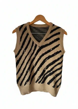 Chaleco estampado tigre, état: Neuf sans étiquette, taille: S / 36 / 8, 10,00 €, 11,20 € Protection acheteurs incluse