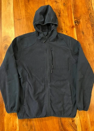 Veste Polaire Reebok Chaud Homme Hiver Full Zip Up Fleece Marine brode Capuche M, brand: Reebok, condition: Very good, size: M, €14.90, €16.35 includes Buyer Protection Pro