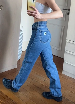 Jean carhartt bleu clair large oversize, marca: Carhartt, estado: Muito bom, tamanho: XS / 34 / 6, €40.00, €42.70 inclui Proteção do Comprador