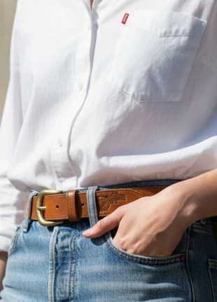 Ceinture en cuir vintage Levi's fabriqué en Italie, marque: Levi's, état: Neuf sans étiquette, taille: Ajustable, 14,99 €, 16,44 € Protection acheteurs incluse