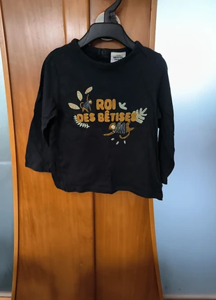 Camisola bebé tamanho 23m 86cm, marca: Tape à l'œil, estado: Muito bom, tamanho: 18-24 meses / 86 cm, €2.00, €2.80 inclui Proteção do Comprador