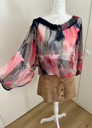 🌺 Blouse Desigual – Taille 40 – Motif fleuri coloré – Très bon état, brand: Desigual, condizioni: Ottime, taglia: L / IT 44 / EU 40, €19.90, €21.60 include la Protezione acquisti