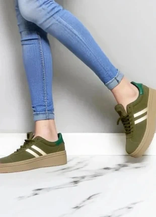 Baskets Kaki, Vert Sauge Collection Tendance Hiver 2025, Légères et Élégantes Taille 38, marke: Tendance, zustand: Sehr gut, größe: 38, 25,90 €, 27,90 € beinhaltet Vinted-Käuferschutz Pro