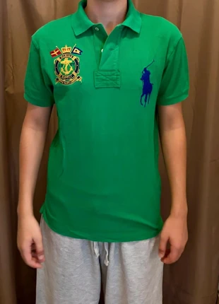 Polo Ralph Lauren Vert Homme Logo Marine Rare & Brodé - Taille S, marke: Ralph Lauren, zustand: Sehr gut, größe: S, 25,00 €, 26,95 € inklusive Vinted-Käuferschutz