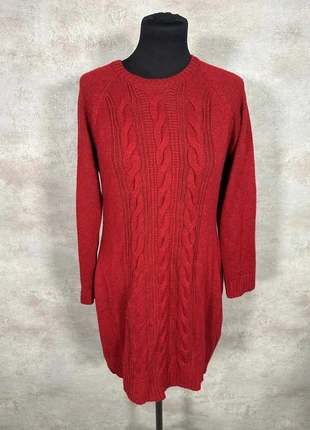 Pull Torsadé Vintage Hiver moon & madison rouge long cable laine doux taille S, marca: Vintage Dressing, estado: Muito bom, tamanho: S / 36 / 8, €10.00, €11.20 inclui Proteção do Comprador Pro