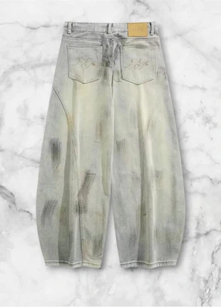 Jean large délavé effet vieilli taille M style streetwear oversize Y2K vintage, brand: y2k, condition: Very good, size: M, €50.00, €53.20 includes Buyer Protection Pro