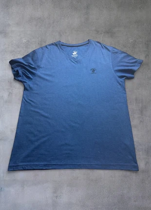 T shirt col V vintage bleu – Taille L (Unisexe), merk: Vintage Dressing, staat: Heel goed, maat: L, € 8,00, € 9,10 inclusief Kopersbescherming Pro