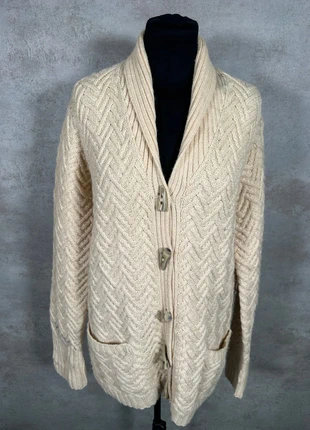 Pull Maille Torsadée Cable Knit Vintage Ralph Lauren creme texturé taille M, brand: Lauren Ralph Lauren, condizioni: Ottime, taglia: M / IT 42 / EU 38, €30.00, €32.20 include la Protezione acquisti Pro