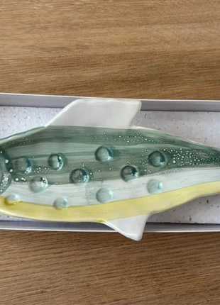 Plat en céramique en forme de poisson, marke: anouck for & k Amsterdam, zustand: Neu, mit Etikett, 15,00 €, 16,45 € inklusive Vinted-Käuferschutz