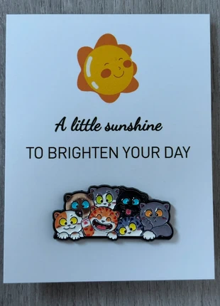 Cats Pin Badge Pocket Hug, brand: CATS, condition: New with tags, £3.25, £4.11 includes Buyer Protection