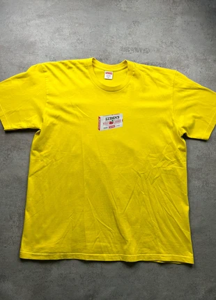 Supreme Tee Yellow Ludens FW18, brand: Supreme, condition: Very good, size: XL, €40.00, €42.70 includes Buyer Protection