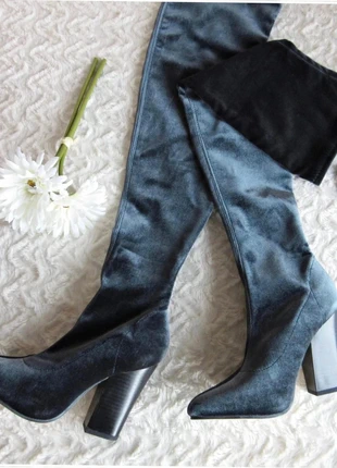 Botas altas / Bottes hautes cuissardes velours Zara, marca: Zara, estado: Nuevo con etiquetas, tamaño: 36, 40,00 €, 42,70 € Protección al comprador incluida