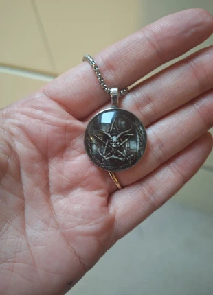 Baphomet star (Sabbatic Goat) goth / gothic / emo / satanic styled necklace, brand: None, condition: Very good, £1.00, £1.75 includes Buyer Protection