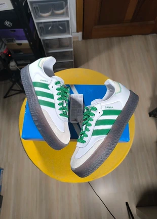 Adidas Sambae verte taille 41 1/3, marque: adidas, état: Neuf avec étiquette, taille: 41, 39,00 €, 41,65 € Protection acheteurs (Pro) incluse