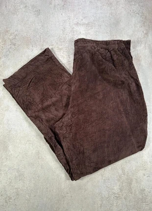 Pantalon En Velours Côtelé / Corduroy dressbarn marron foncé uni taille 18W, brand: Vintage Dressing, condizioni: Ottime, taglia: 4XL / IT 52 / EU 48, €11.00, €12.25 include la Protezione acquisti Pro