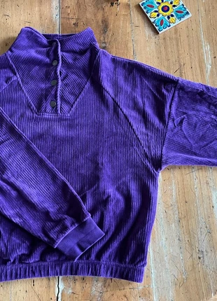 Pull violet velours cotelé, marque: Promod, état: Bon état, taille: M / 38 / 10, 6,00 €, 7,00 € Protection acheteurs incluse