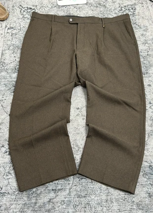 Pantalon de costume marron laine W44 vintage coupe large droite straight loose baggy, marque: Vintage Dressing, état: Très bon état, taille: W44 | FR 54, 13,99 €, 15,39 € Protection acheteurs (Pro) incluse