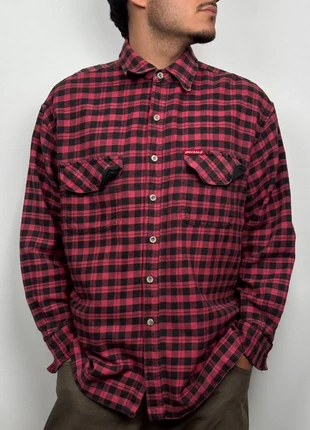 Chemise Dickies à manches longues L à carreaux Bordeaux Rouge, merk: Dickies, staat: Heel goed, maat: L, € 24,99, € 26,94 inclusief Kopersbescherming Pro