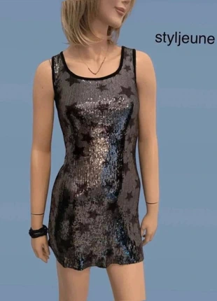 SOLDÉ Robe soirée pailletée Femme Taille 34/36, marque: Spot, état: Très bon état, taille: S / 36 / 8, 9,00 €, 10,15 € Protection acheteurs incluse