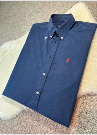 Chemise manches longues bleu marine – Ralph Lauren 316N, marca: Ralph Lauren, estado: Bueno, tamaño: L, 28,22 €, 30,33 € Protección al comprador Pro incluida