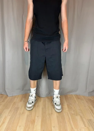 Jort/Short cargo Dickies noir baggy vintage Y2K avec logo brodé, taille 38us/48fr, marque: Dickies, état: Très bon état, taille: W38 | FR 48, 13,99 €, 15,39 € Protection acheteurs (Pro) incluse