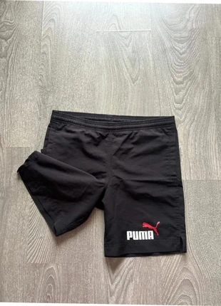 Short Puma Noir - Logo Rouge - Taille 10 ans, brand: Puma, condition: Very good, size: 10 years / 140 cm, €3.99, €4.89 includes Buyer Protection