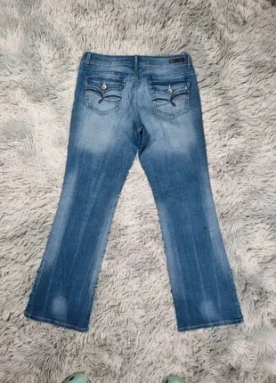 Jeans évasé femme brodé y2k vintage décoloré hip-hop baggy usa, marke: Vintage Dressing, zustand: Sehr gut, größe: L / 40 / 12, 13,00 €, 14,35 € beinhaltet Vinted-Käuferschutz Pro