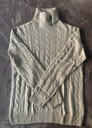 David Saddler Maglione pullover dolcevita collo alto grigio perla cashmere, brand: David Saddler, condizioni: Nuovo senza cartellino, taglia: M, €30.00, €32.20 include la Protezione acquisti