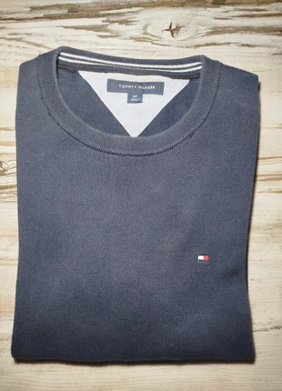 Polo Tommy Hilfiger col V | taille S homme | Bleu foncé logo brodé, merk: Tommy Hilfiger, staat: Heel goed, maat: S, € 10,00, € 11,20 inclusief Kopersbescherming